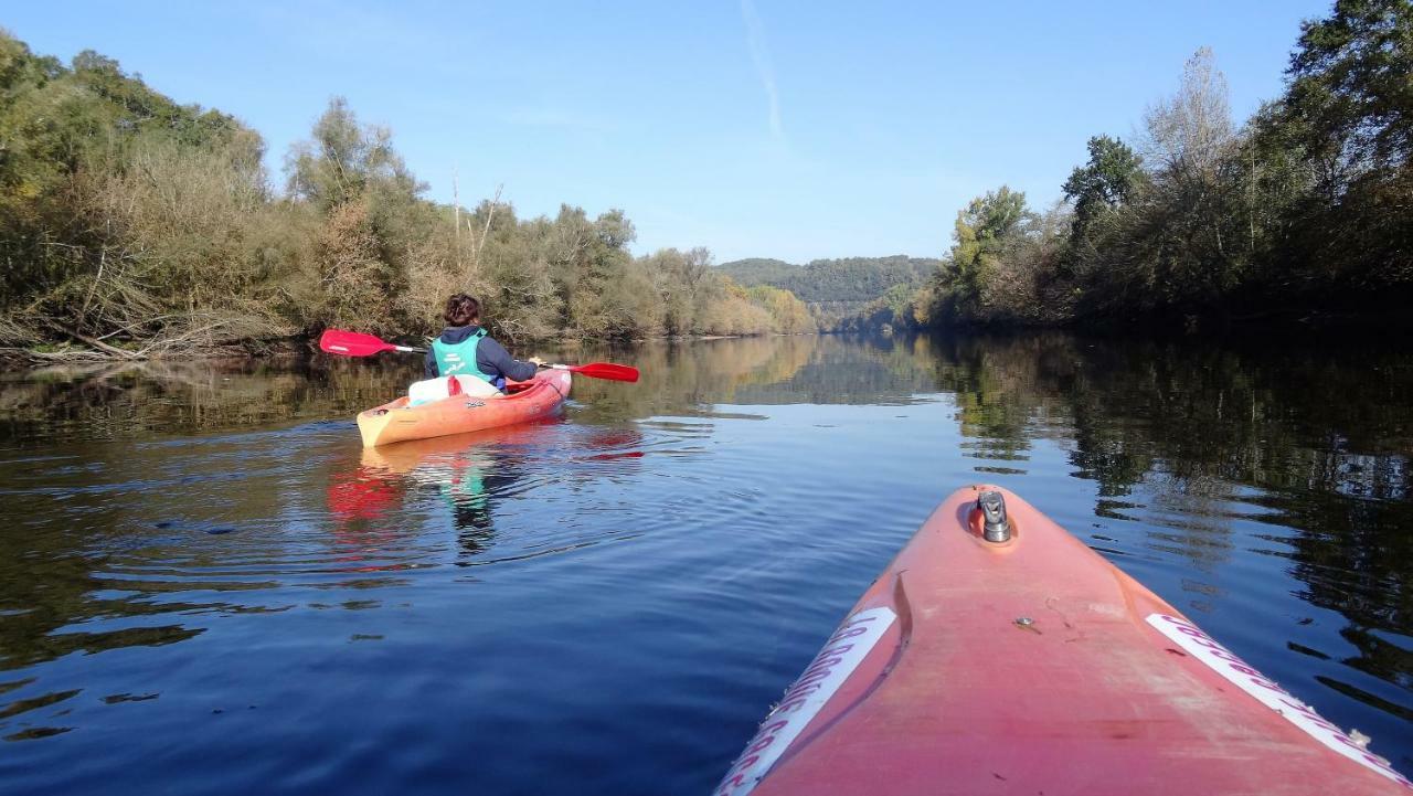 Chambre Du Sabotier - Studio Troglodytique - A 100 M Baignade En Riviere - Location De Canoe - Circuits Cyclo - Aire De Pique-Nique - 3 Restaurants Castelnaud-la-Chapelle Buitenkant foto